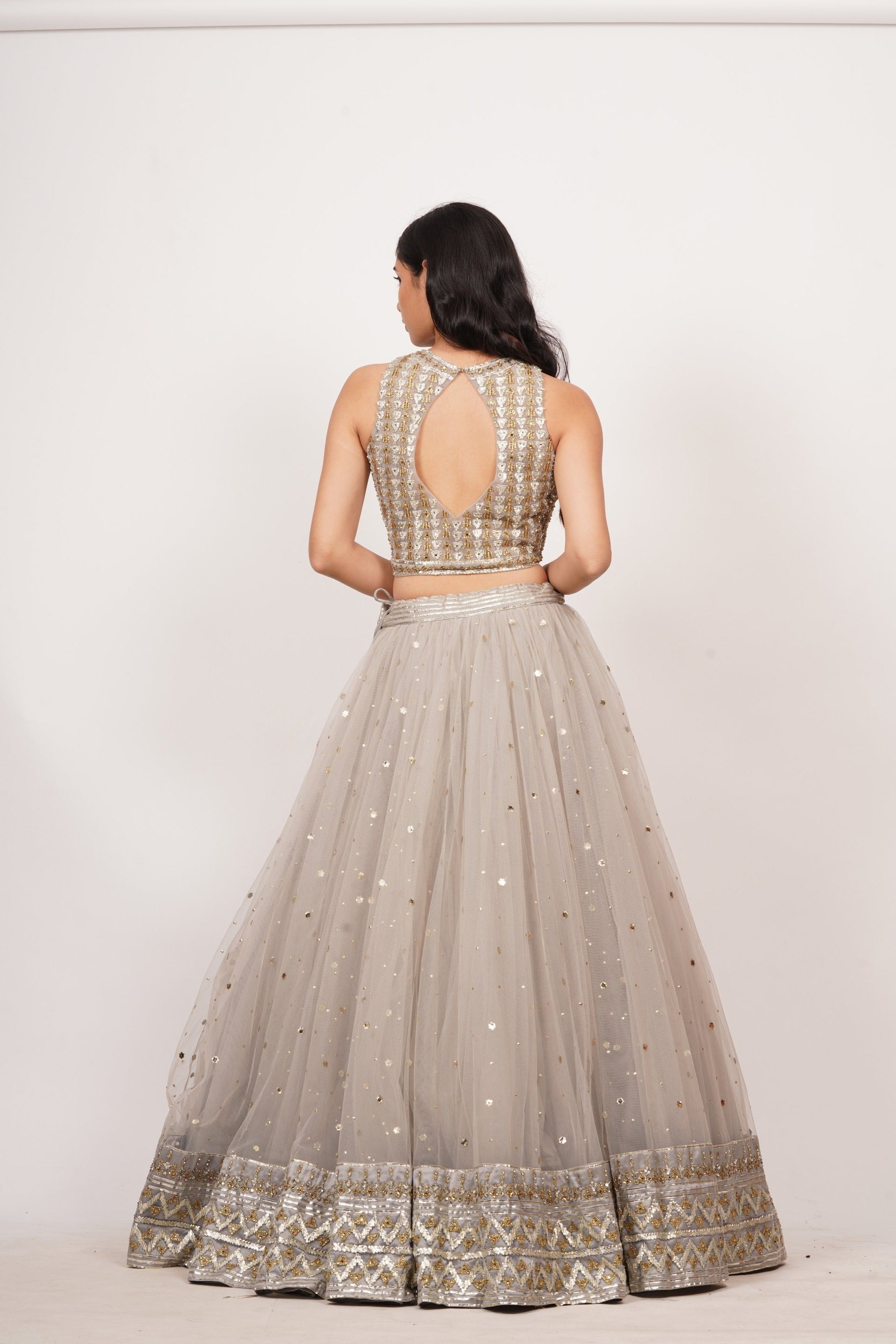 Grey Lehenga Choli - kaystore.in