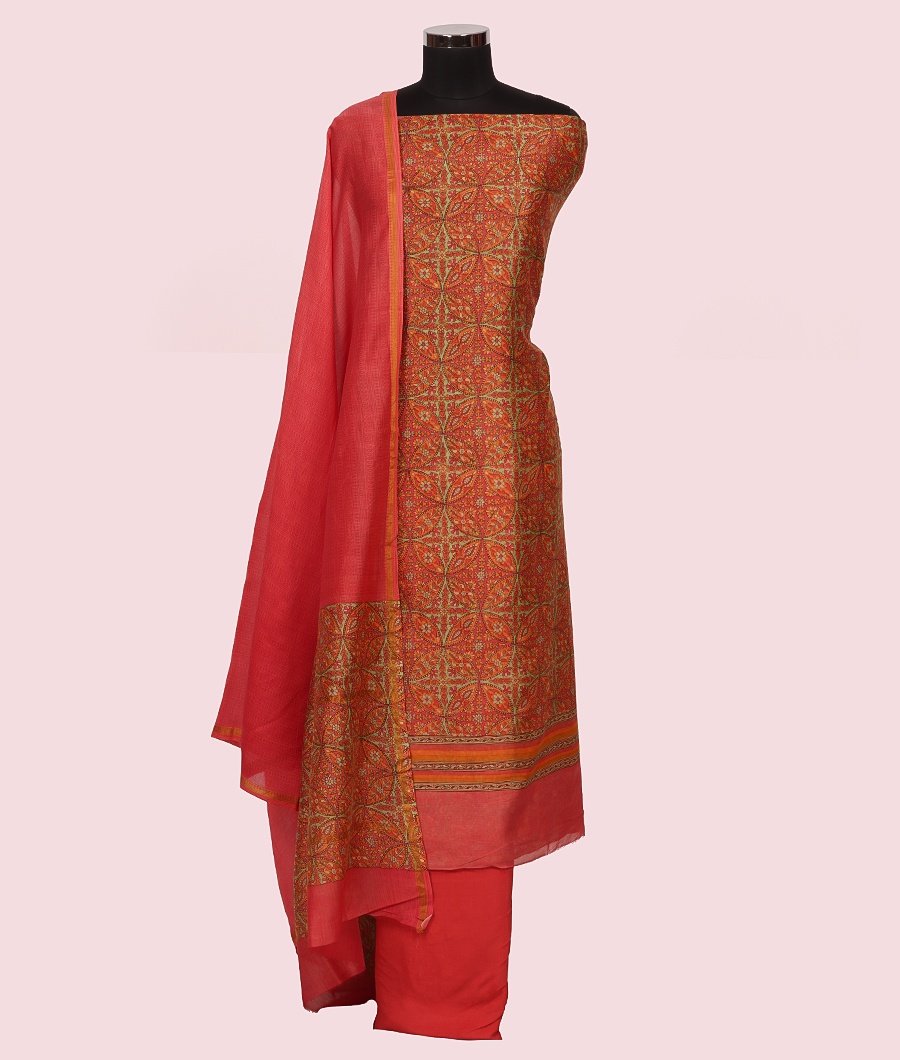 Multi Color Unstitched Salwar Kameez - kaystore.in