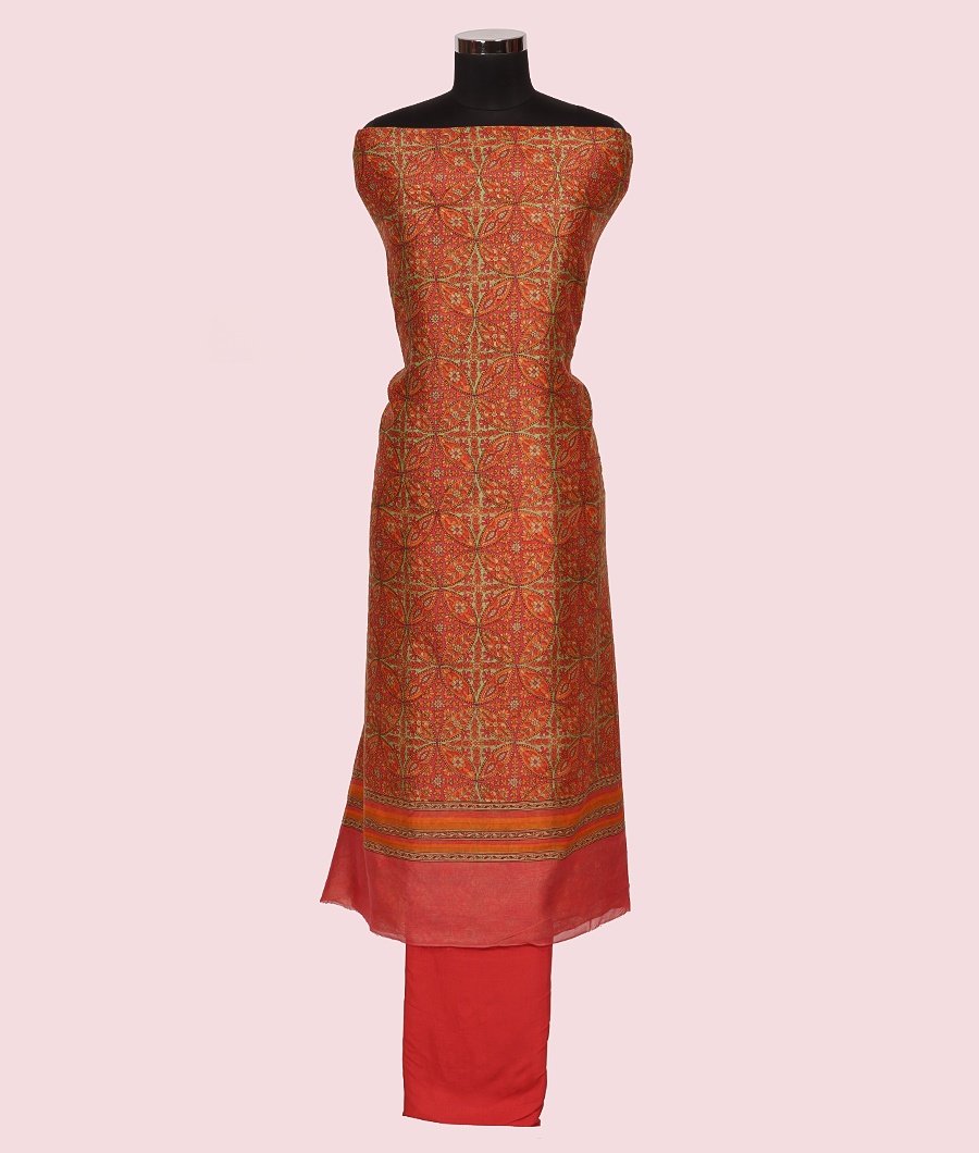 Multi Color Unstitched Salwar Kameez - kaystore.in