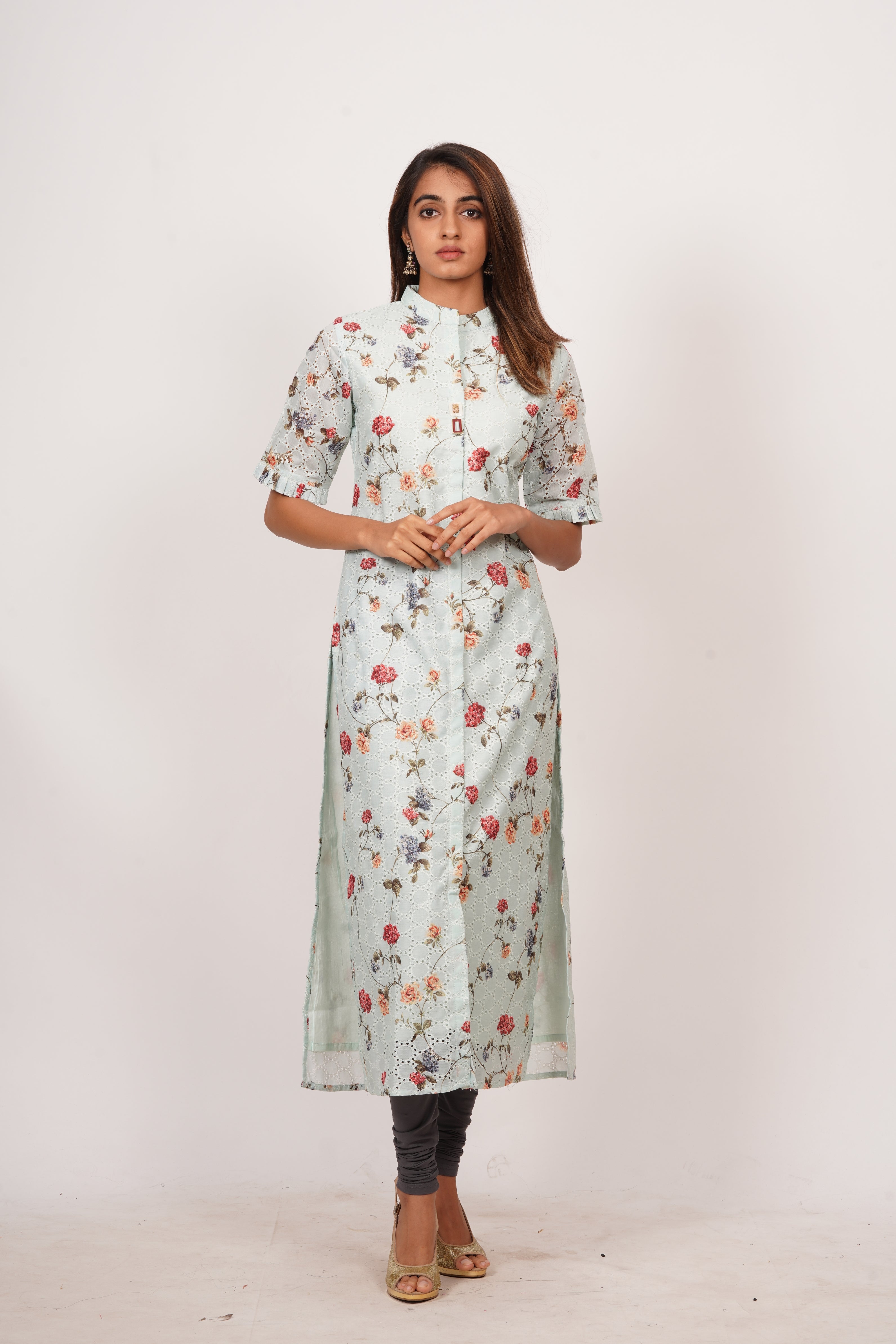 Pista Green Kurti - kaystore.in