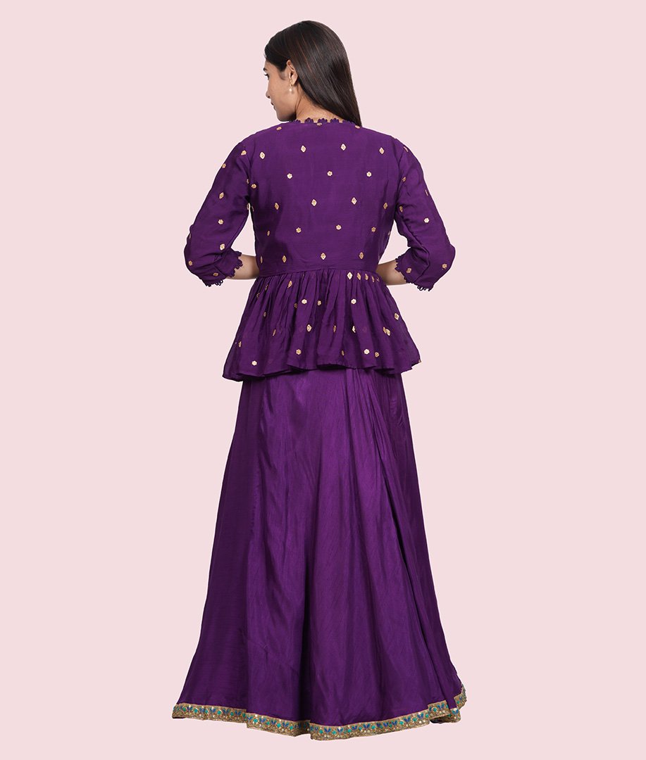 Purple Lehenga Choli - kaystore.in