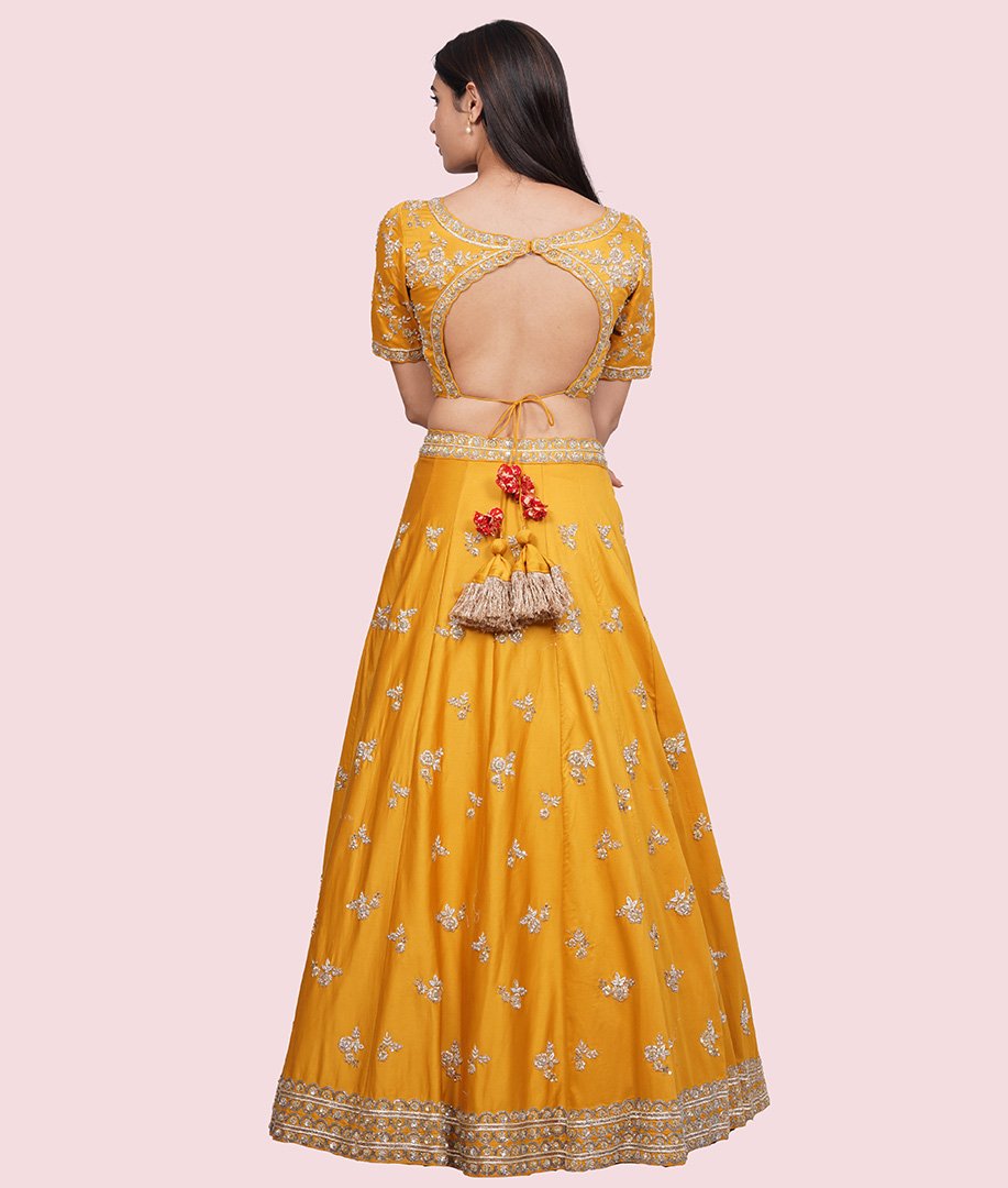 Mustard Lehenga Choli - kaystore.in