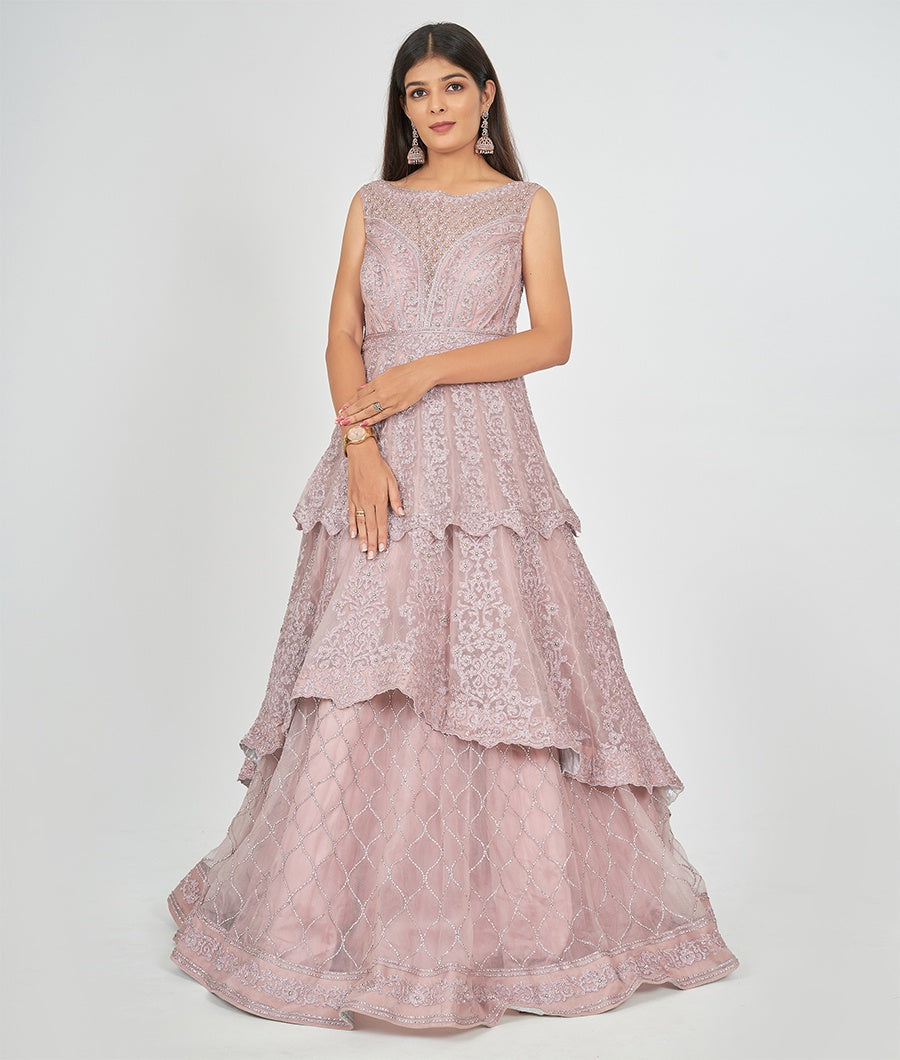 Onion Pink Gown - kaystore.in