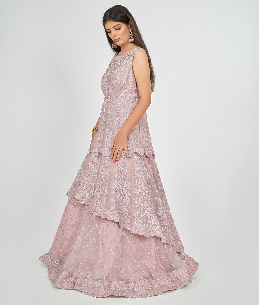 Onion Pink Gown - kaystore.in