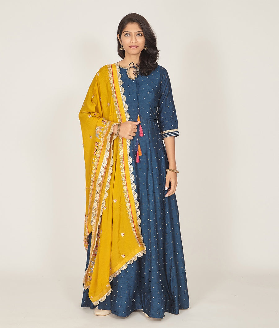 Royal Blue Salwar Kameez - kaystore.in