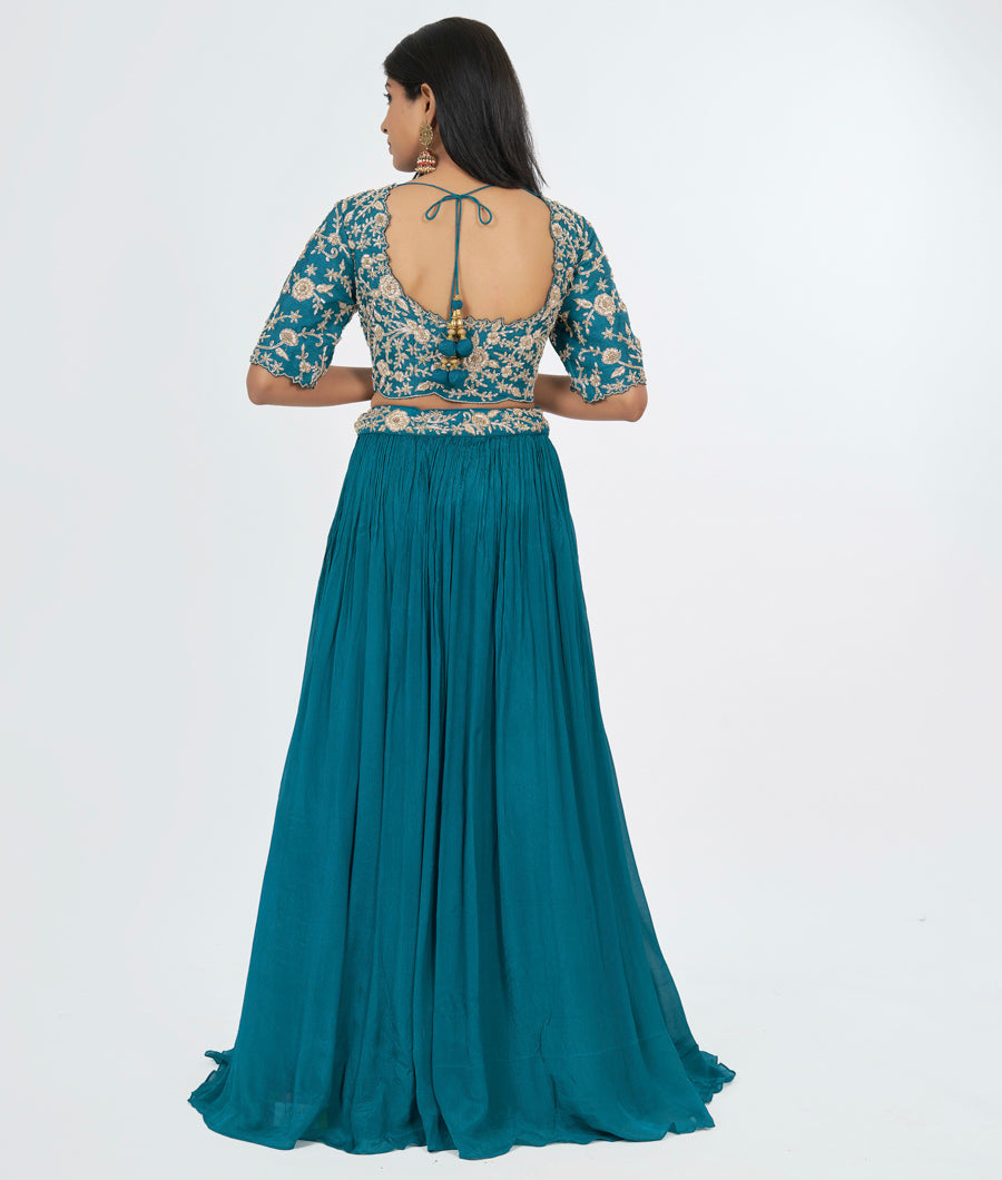 Rama Green Lehenga - kaystore.in