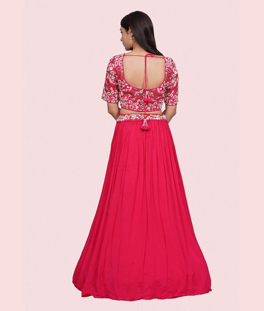 Rain Pink Lehenga Choli - kaystore.in