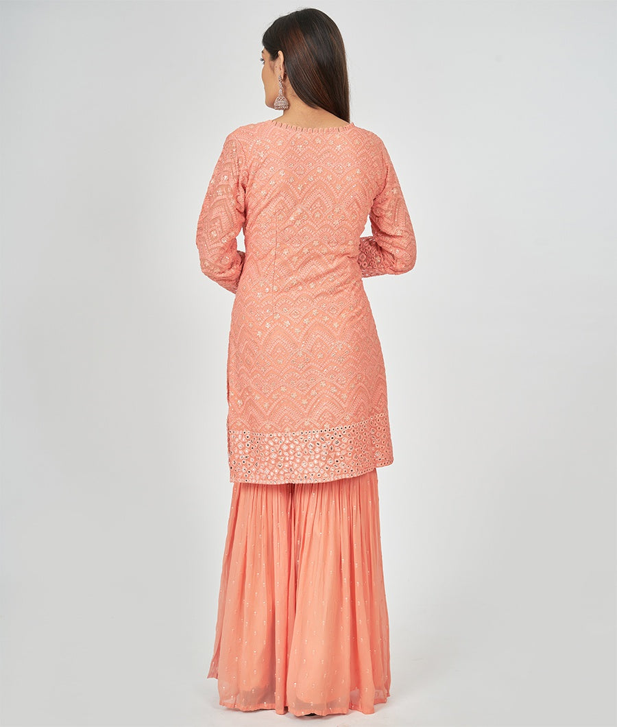 Orange Salwar Kameez - kaystore.in