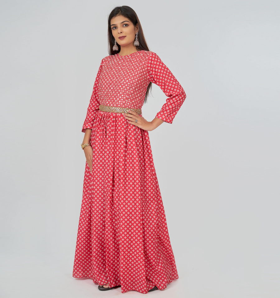 Pink Kurtis Jumpsuit - kaystore.in