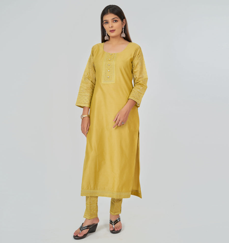 Mehandi Green Salwar Kameez - kaystore.in