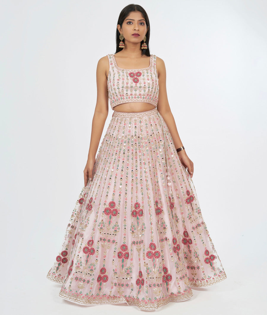 Lite Pink Lehenga - kaystore.in