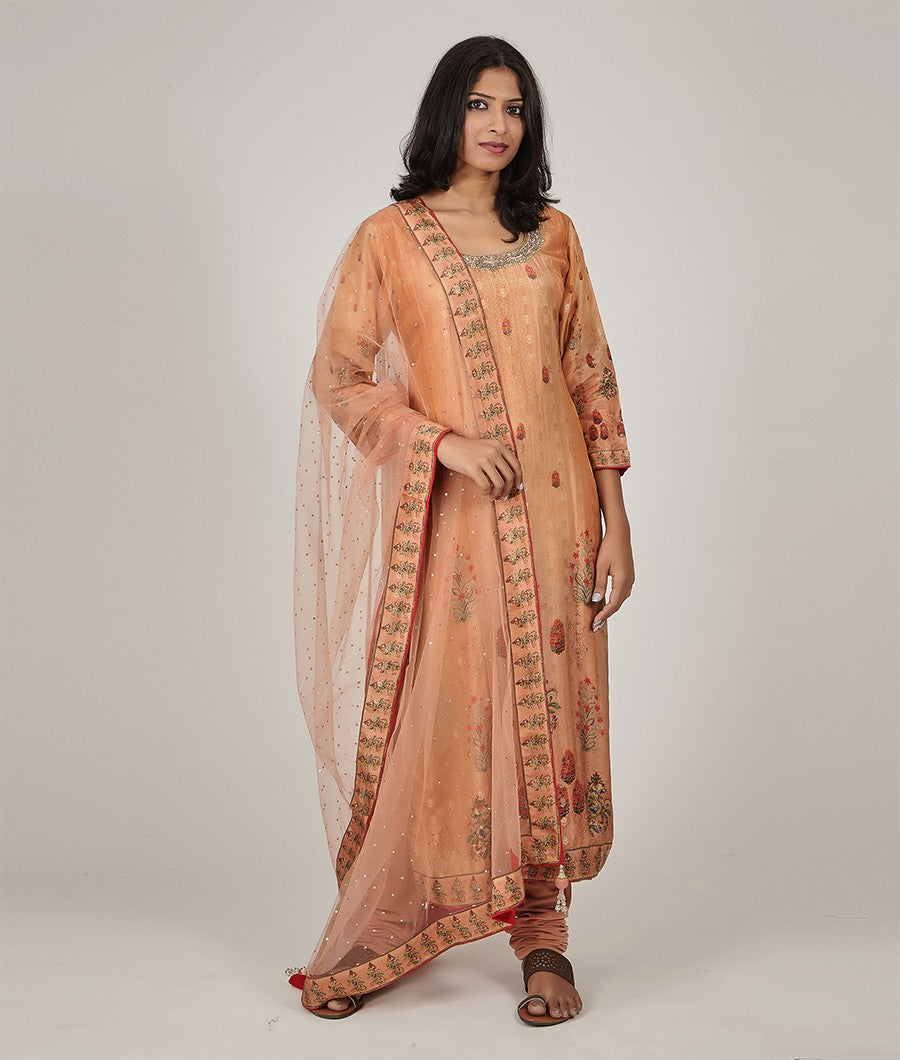 Gold Salwar Kameez - kaystore.in