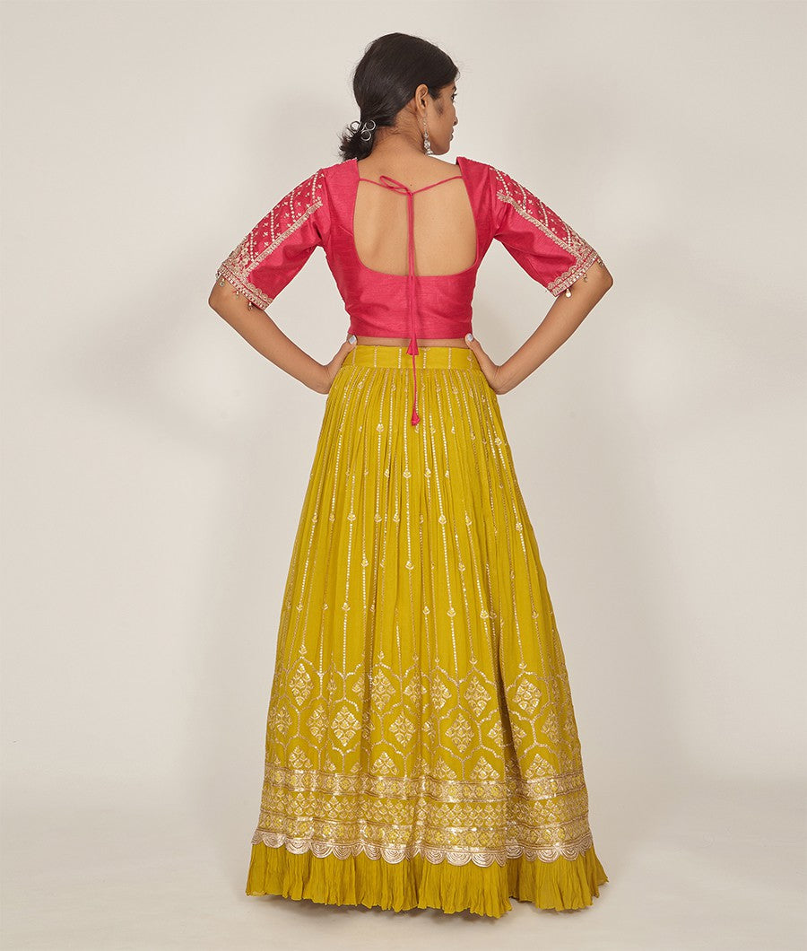 Mustard Lehenga - kaystore.in