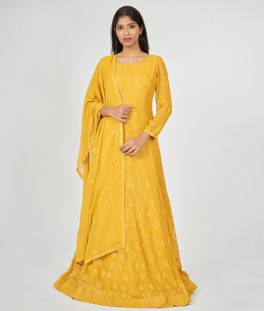 Yellow Salwar Kameez Lucknow - kaystore.in