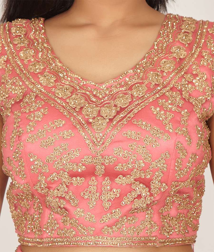 CoralPink Lehenga - kaystore.in