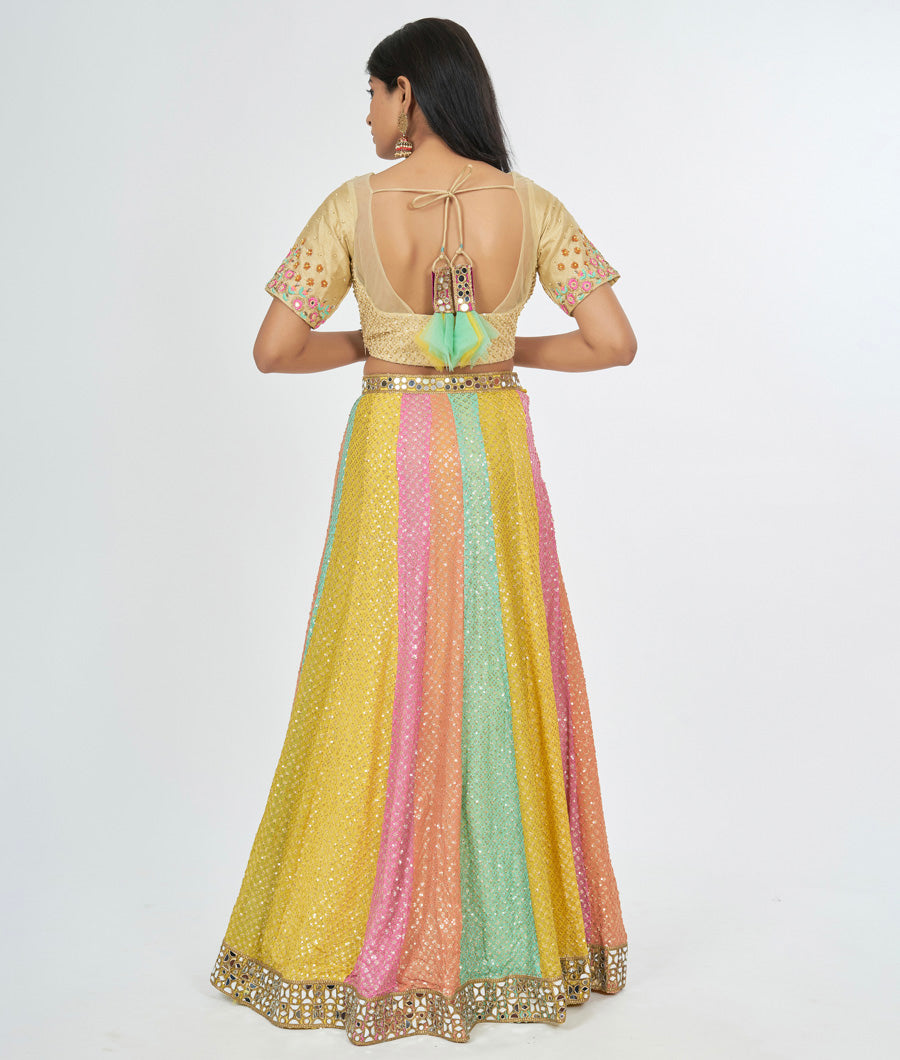 Muliti Colour Lehenga - kaystore.in