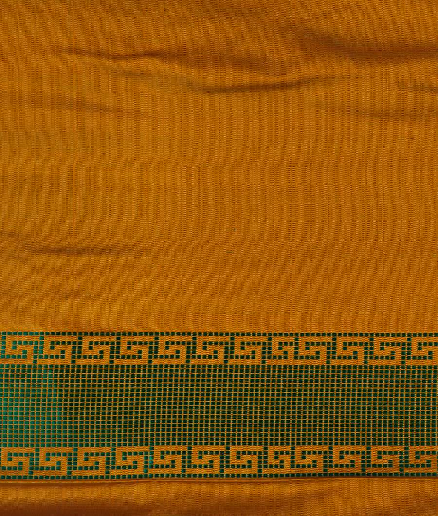 Yellow Banarasi Tanchoi Silk Saree Full Thread Weaving - kaystore.in