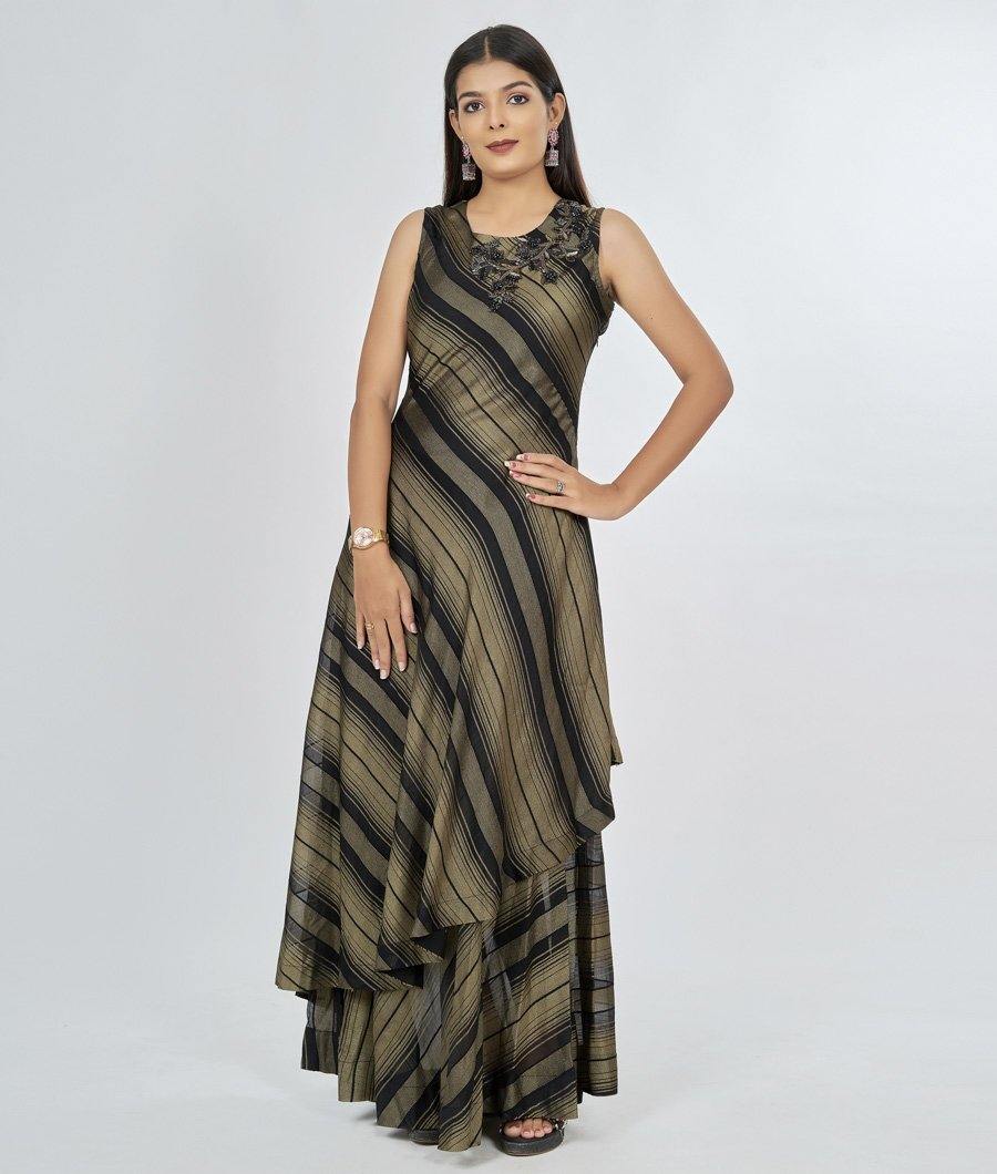 Black Silk Kurti - kaystore.in