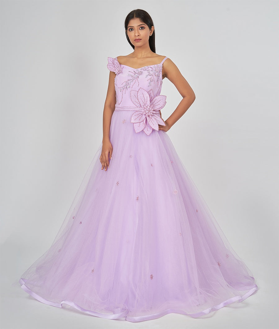 Lavender Ball Gown - kaystore.in