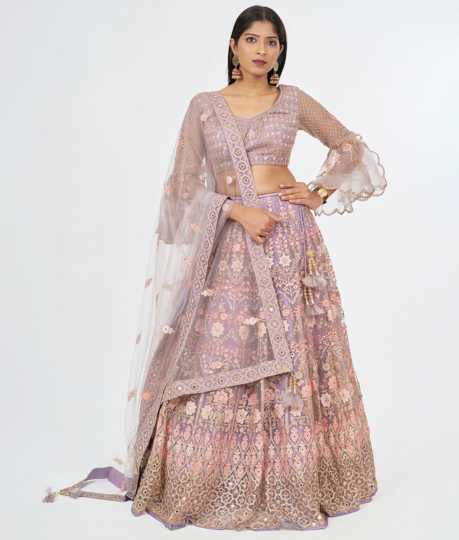 Lavender Lehenga - kaystore.in