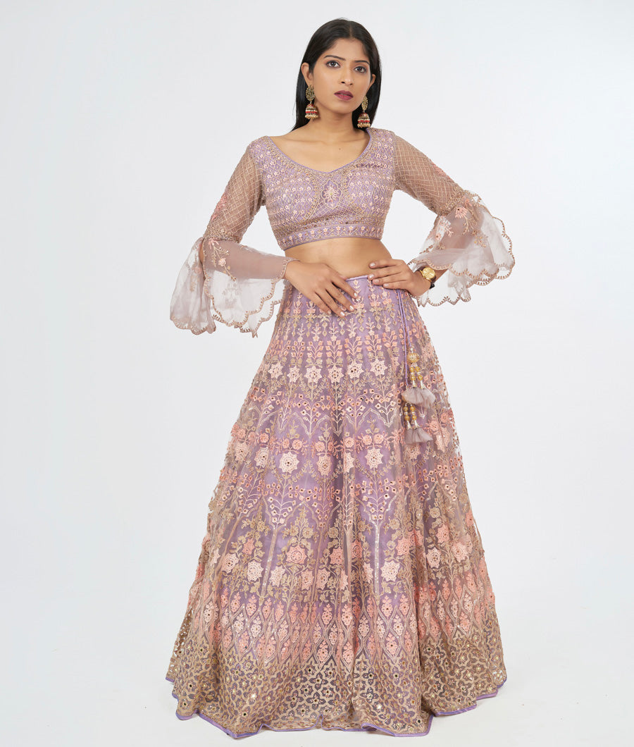 Lavender Lehenga - kaystore.in