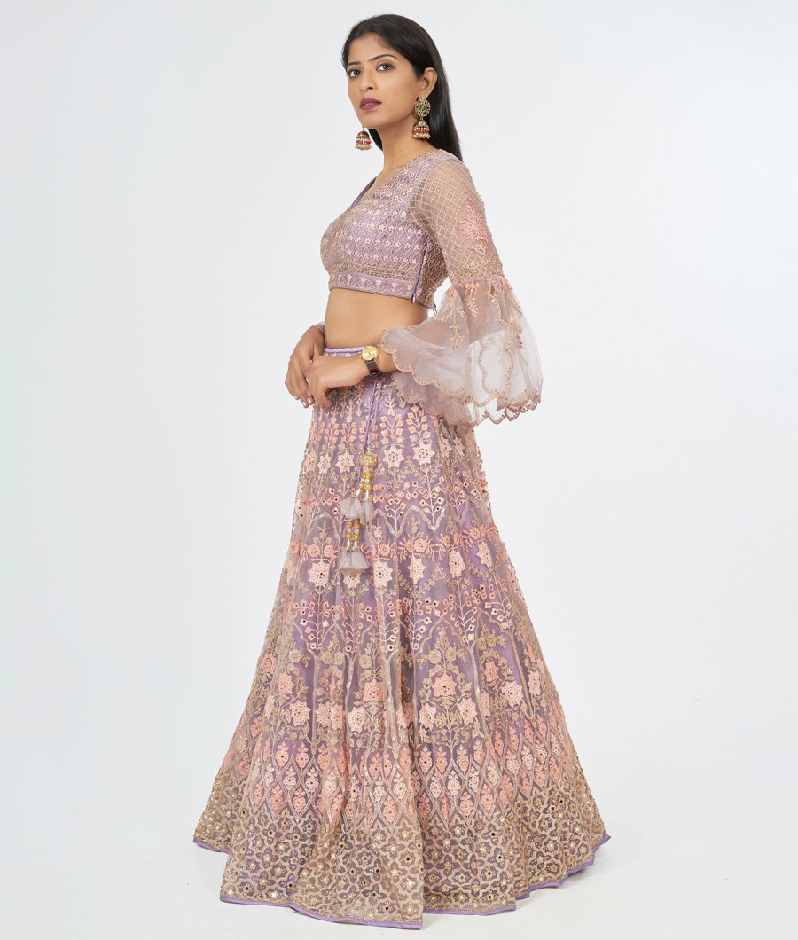 Lavender Lehenga - kaystore.in