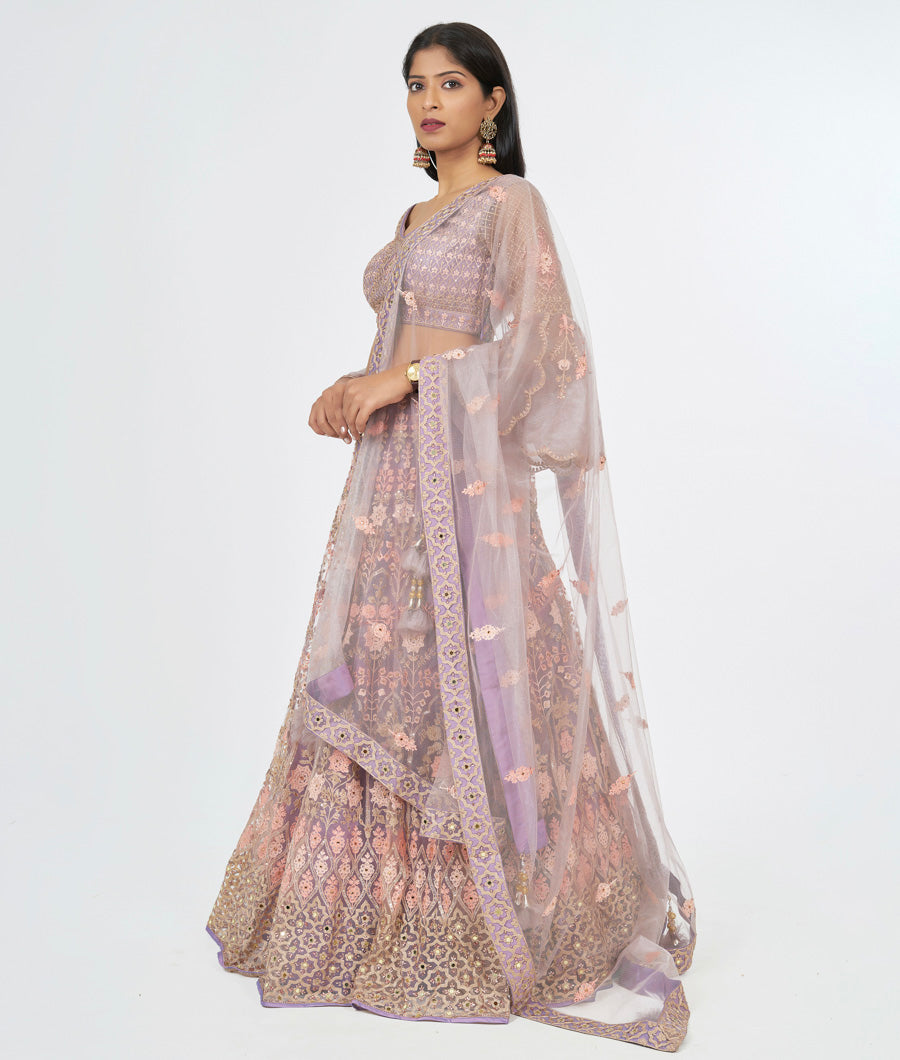 Lavender Lehenga - kaystore.in