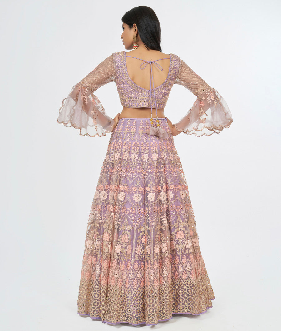 Lavender Lehenga - kaystore.in