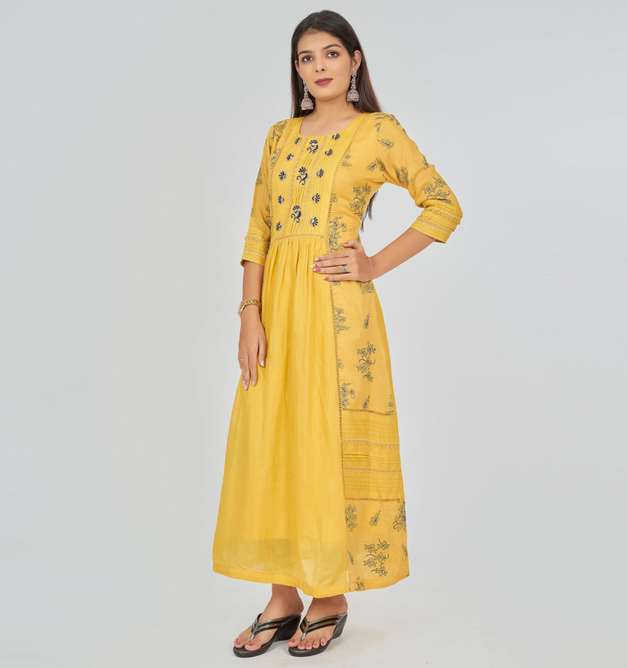 Yellow Kurtis - kaystore.in