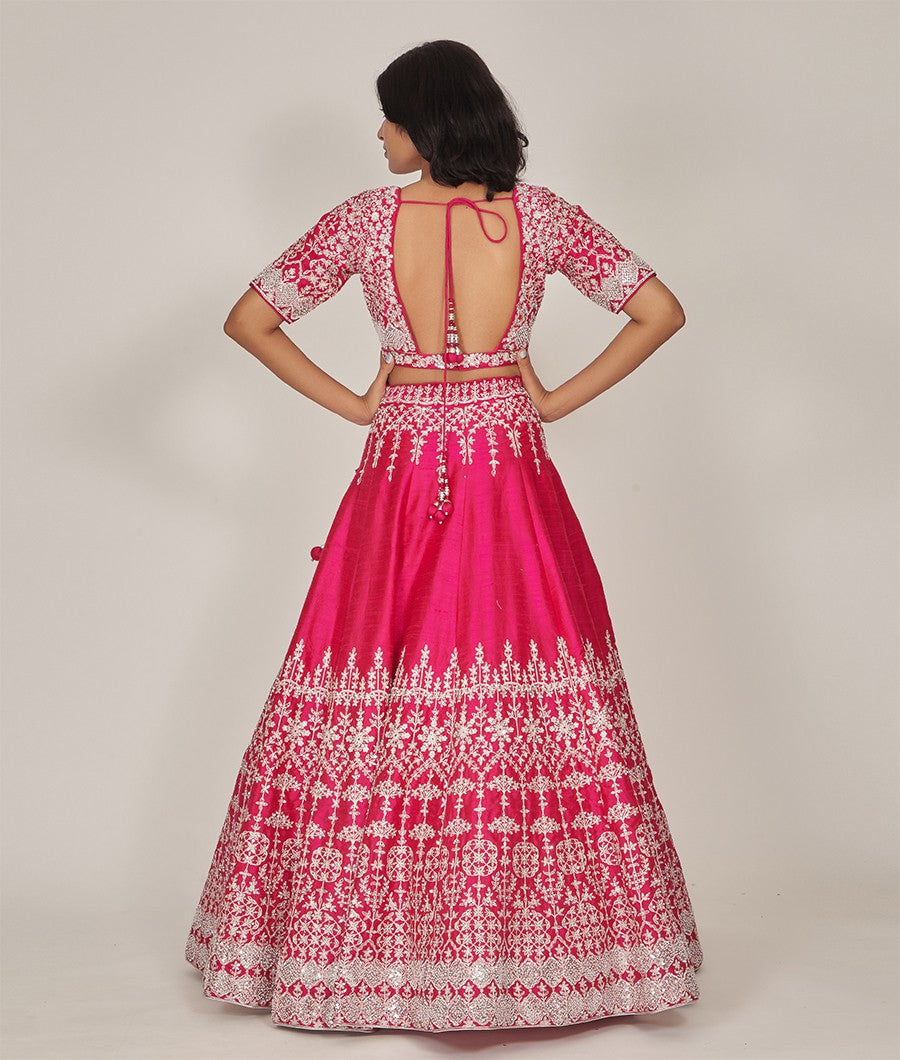 Rani Rawsilk Lehenga - kaystore.in