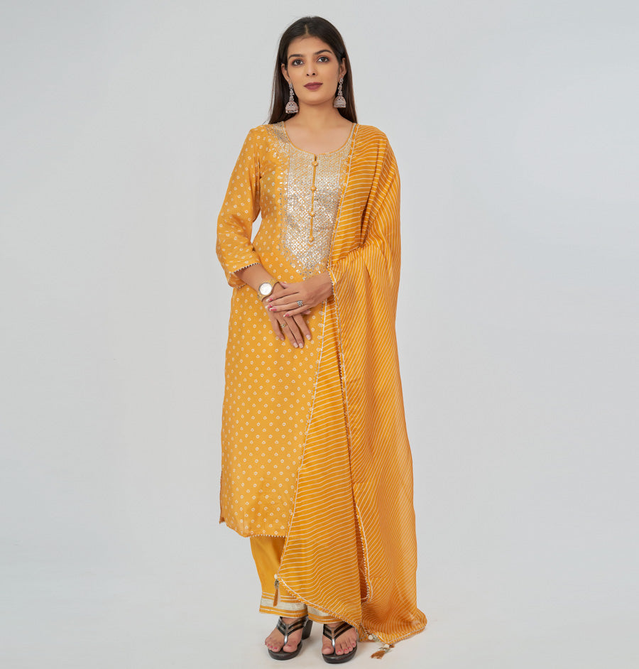 Yellow Salwar Kameez - kaystore.in