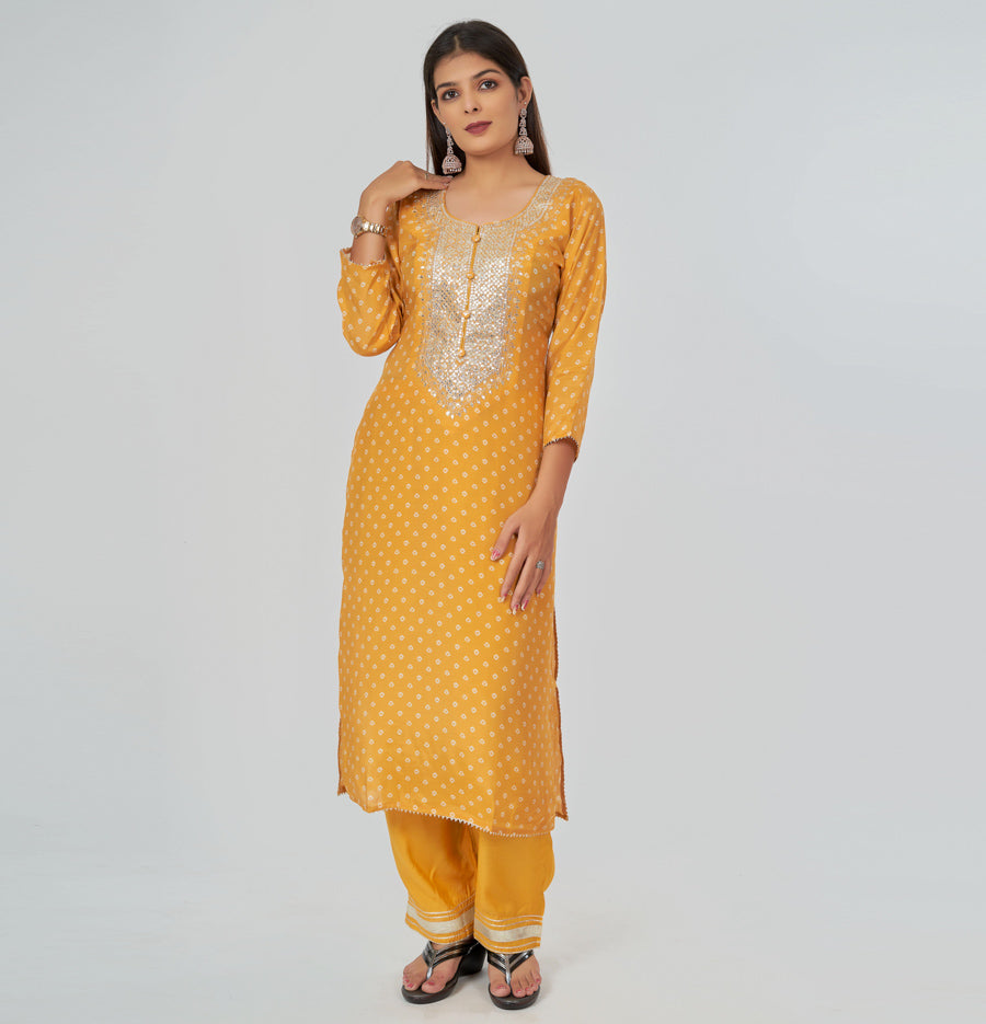 Yellow Salwar Kameez - kaystore.in