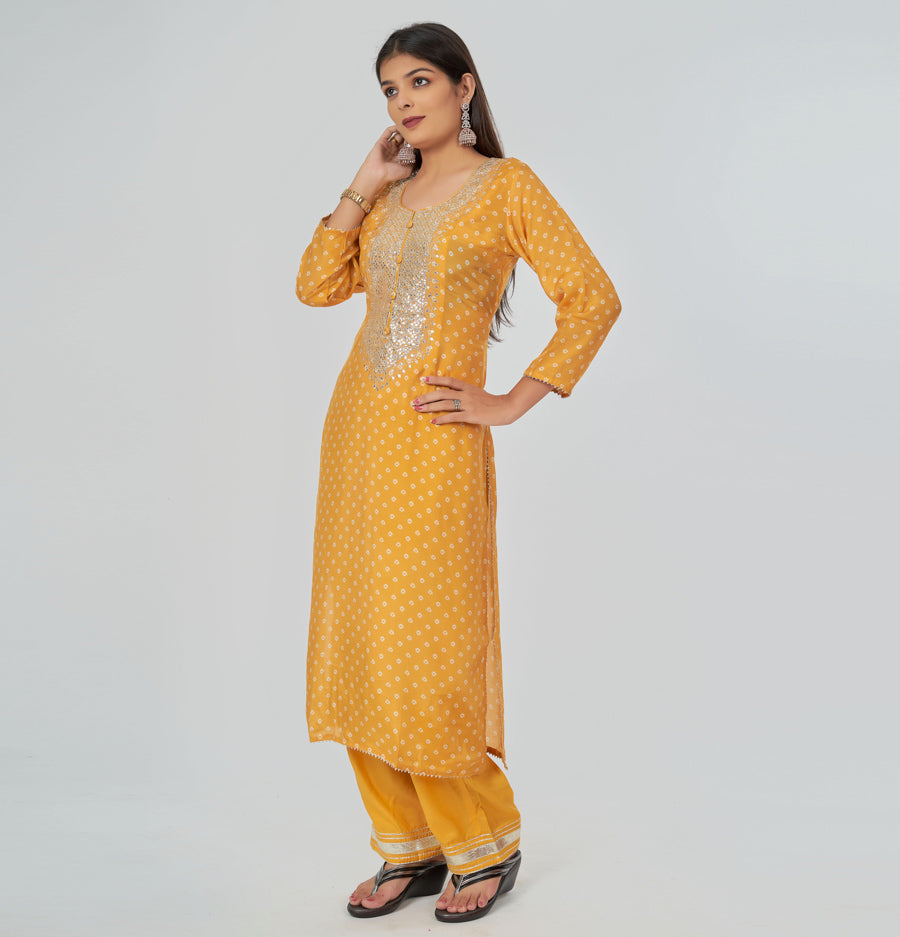 Yellow Salwar Kameez - kaystore.in