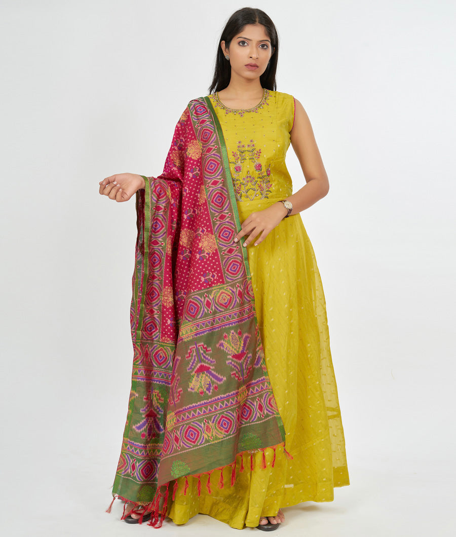 Green Salwar Kameez Anarkali - kaystore.in