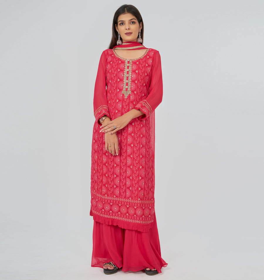 Rani Salwar Kameez Plazo Set - kaystore.in