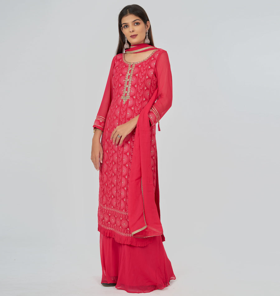 Rani Salwar Kameez Plazo Set - kaystore.in