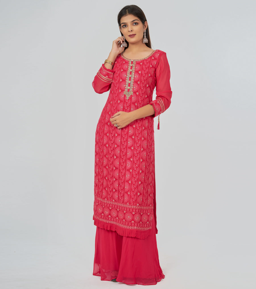 Rani Salwar Kameez Plazo Set - kaystore.in