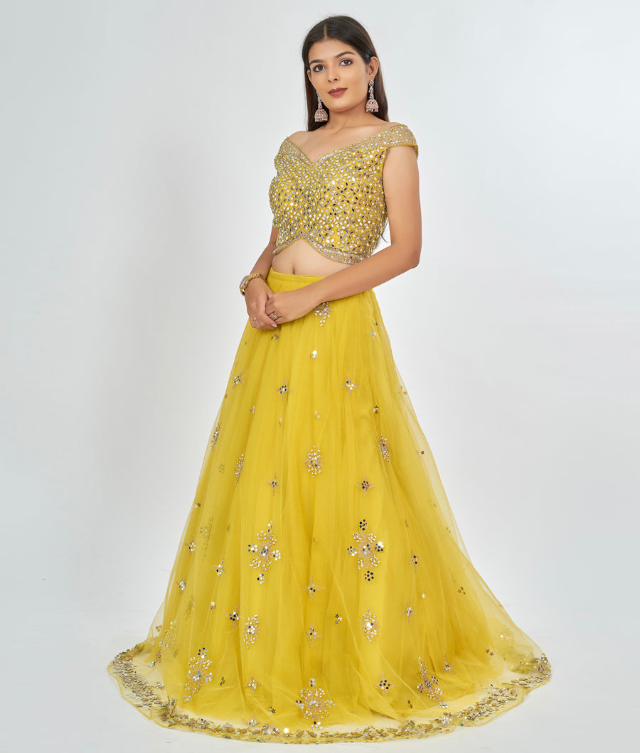 Yellow Lehenga - kaystore.in