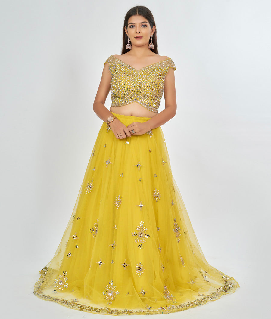 Yellow Lehenga - kaystore.in